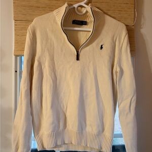 Ralph Lauren Cream Zip-Up Sweater Men’s